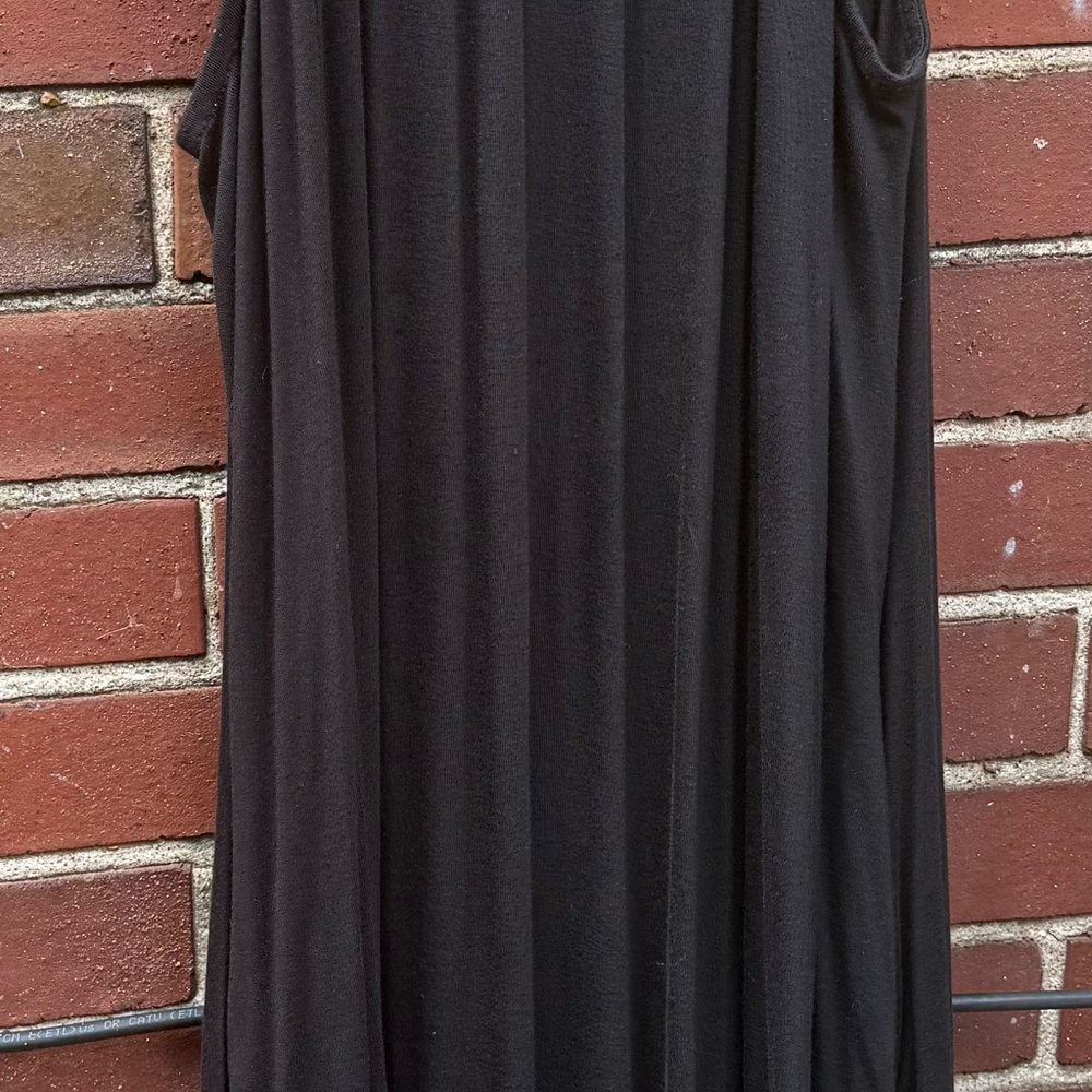 Maurices Black Sleeveless Maxi Sundress